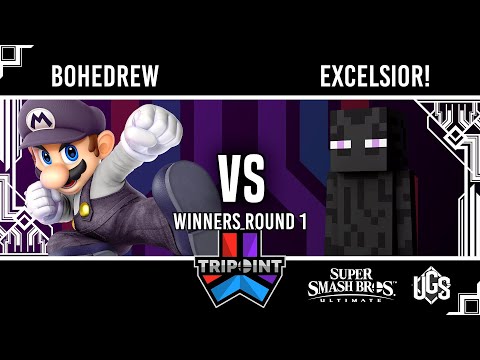 Tripoint Smash 172  -  Winners Round 1  -  Bohedrew(Mario) Vs. EXCELSIOR!(Steve)