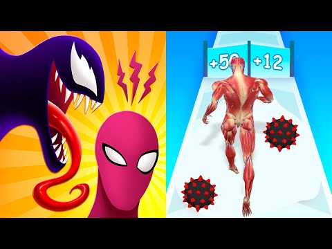 LEVEL UP Human Run vs Symbiote Rush - 2244 Number⭐Max Level Gameplay Walkthrough (Freeplay)