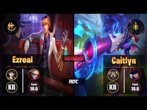 Zenit EZREAL (ADC) [Conqueror] VS CAITLYN - Challenger KR Patch 10.6