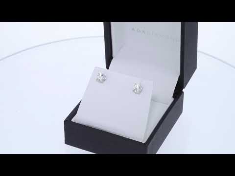Round Brilliant Lab Created Diamond Stud Earrings 0.70ctw | Ada Diamonds