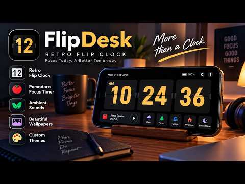 FlipDesk: Retro Flip Clock video thumbnail