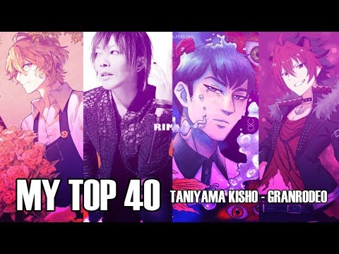 MY TOP 40 SONGS | TANIYAMA KISHO - GRANRODEO