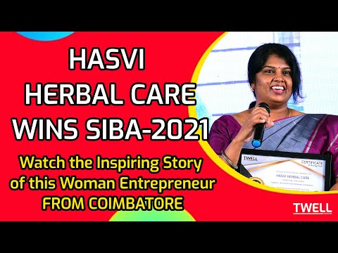 Hasvi Herbal Care Wins the South India Business Awards 2021 | Twell Magazine
