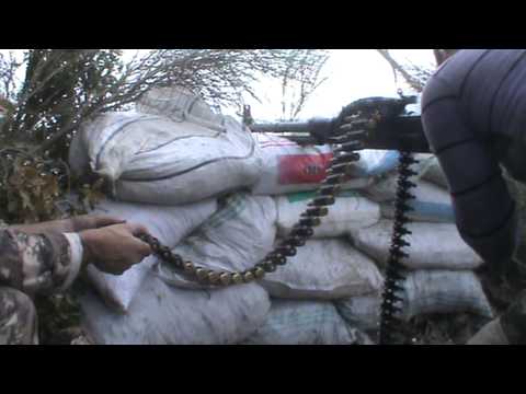 استهداف تحركات عناصر قوات النظام في جبهة عرامو في ريف اللاذقية بواسطة رشاش دوشكا من قبل كتيبة الشهيد رياض عابدين