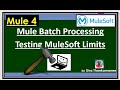 || Mule-4 Batch Processing Use-Case - A Crash Test and Design Principles ||