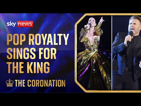 Pop royalty celebrates the coronation in front of 20,000 people