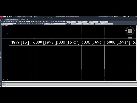 Auto CAD Combined | duel | multi dimension | Both Dimension mm to feet set up.