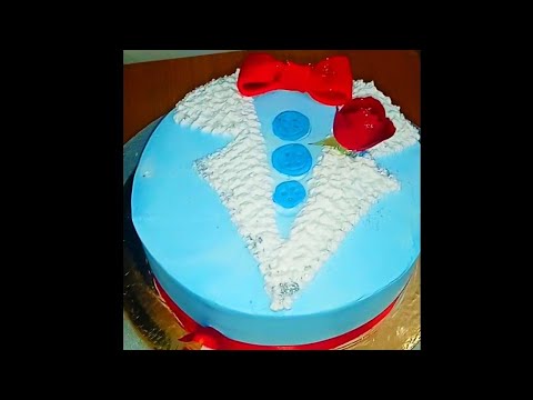 shirt theme cake design for man| shirt cake design| cake design...