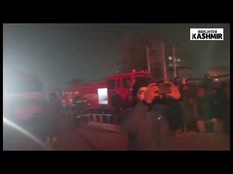 Fire breaks out at residential house opposite LD Hospital Srinagar, Fire tenders on Job.