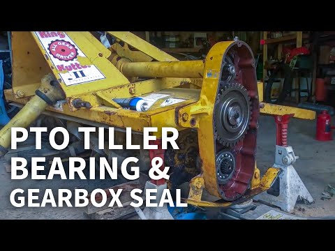 King Kutter 2 Gearbox Seal & Bearing Replacement- 5' PTO Rotary Tiller