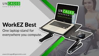 WorkEZ Best Laptop Stand with Mouse Pad