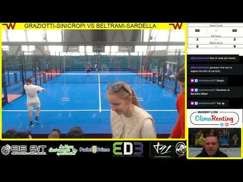 OPEN WE PADEL SINICROPI GRAZIOTTI VS SARDELLA BELTRAMI