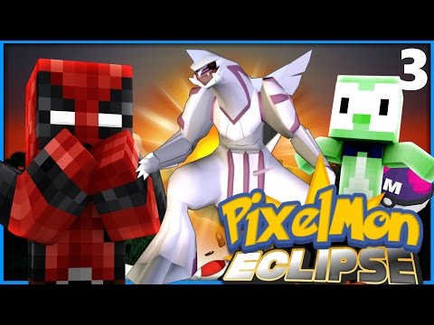DEADPOOL plays Pixelmon Eclipse #3: FIRST LEGENDARY & SHINY! ( Minecraft Pokemon Sun & Moon)