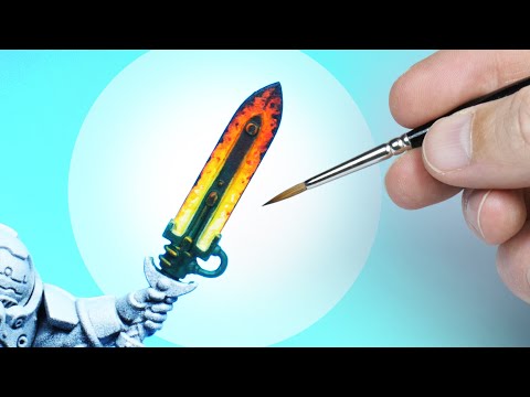 I'll paint all Warhammer weapons like this from now on.