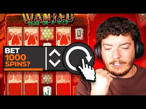 1000 SPINS on WANTED DEAD OR A WILD PAID HUGE!