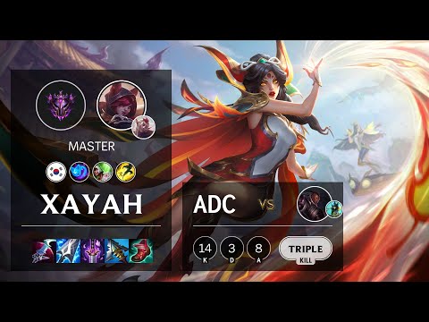 Xayah ADC vs Lucian - KR Master Patch 11.23