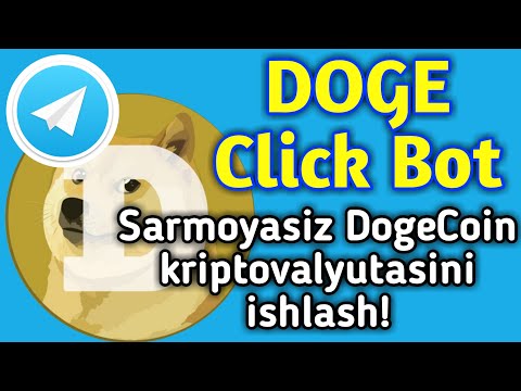 Doge Click Bot / SARMOYASIZ DOGECOIN ISHLAYSIZ! 😊👍