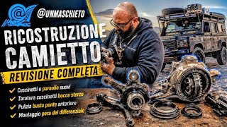 LR DEFENDER TD5 Cuscinetti Bocce Sterzo Taratura e montaggio Differenziale 
