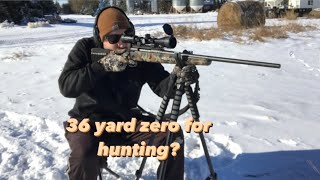 36 yard zero for hunting