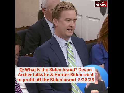 Q: What is the Biden brand? Devon Archer talks he & Hunter Biden tried to profit off the Biden brand