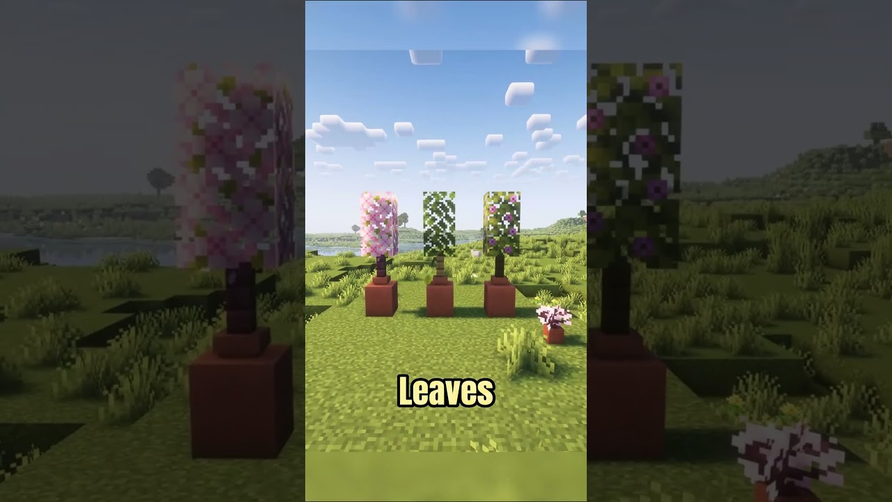 decorations with the flower pot #minecraft #minecraftmemes #minecraftshorts #minecraftpe