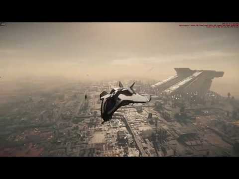 Star Citizen Alpha 3.3.6 German Gameplay - Mit der Avenger Warlock über Hurston