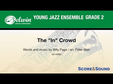 The In Crowd arr. Peter Blair - Score & Sound