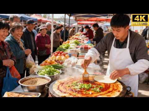 Bustling Beijing Morning Market | Must-Try Street Food Breakfast