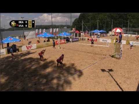 Álvaro Filho/Vitor Felipe BRA [12]-Allen/Brunner USA [21]-Olsztyn Grand Slam 2016.06.16