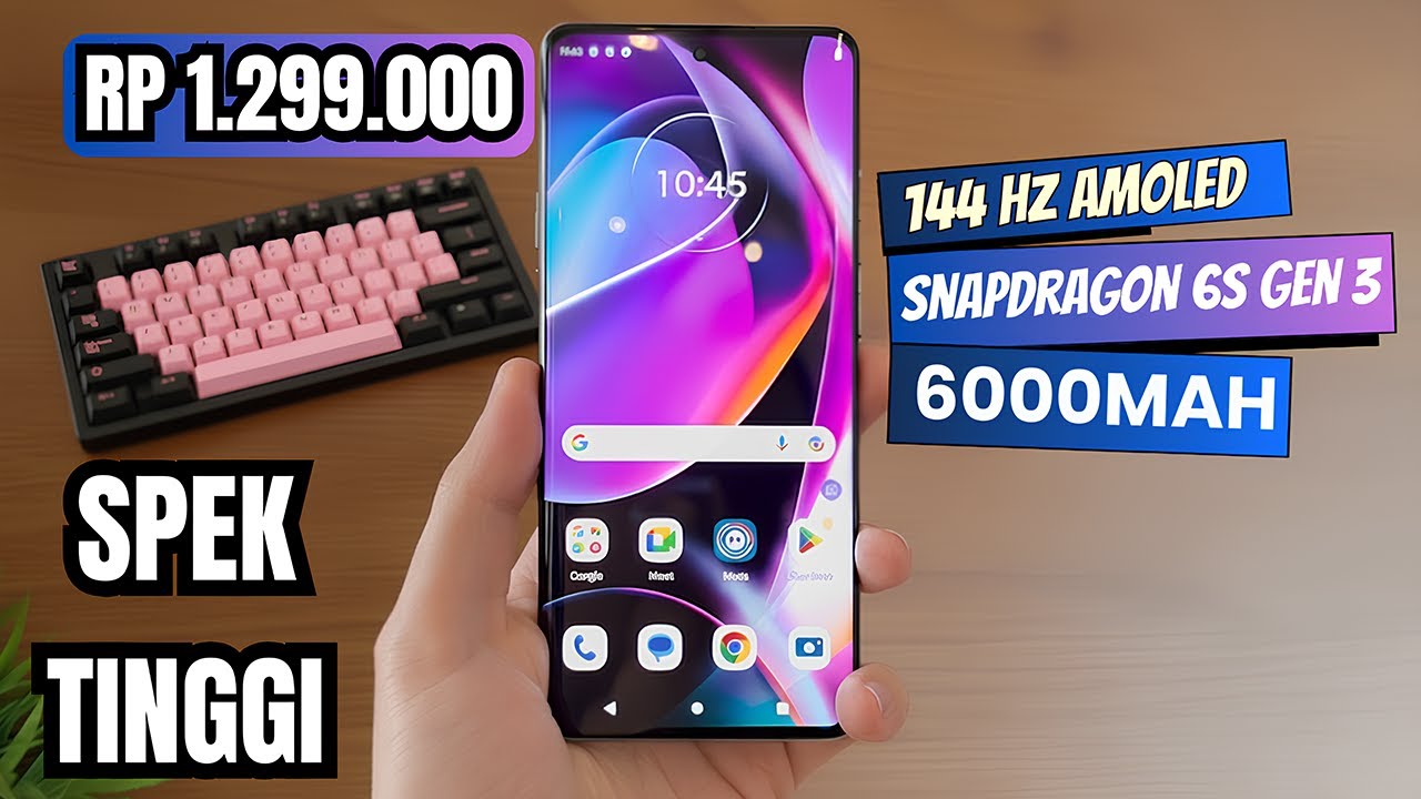 RILIS LANGSUNG LUDES‼️RAM 8/256 GB, 144 Hz AMOLED - HP 1 JUTAAN TERBARU DAN TERBAIK 2025
