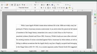 25. Inserting Page Breaks in OpenOffice Writer