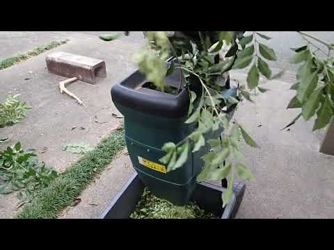 園芸 植物の粉砕