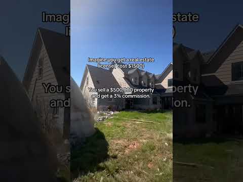 GETTING A REAL ESTATE LICENSE CAN CHANGE YOUR LIFE #realestate  👀💵