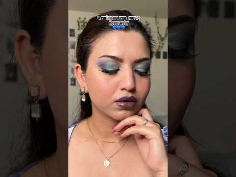 Wearing makeup I never wear😱 #makeup #makeuplook #eyeshadow #nofilter #makeuplover #trending #viral