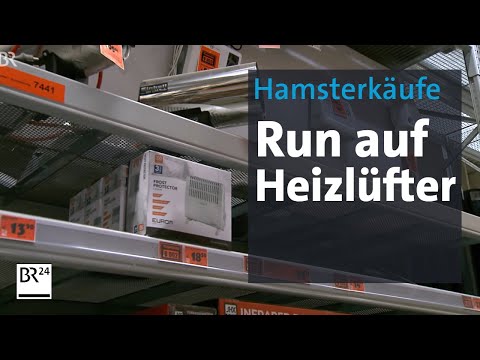 Energy crisis: Hoarding of electric heaters | Evening news | BR24