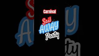 Carnival Sail Away Party 🎉 #carnivalcruiseline #cruiseship #carnivalconquest