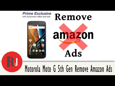 How to Remove Lock Screen ads on the Amazon Moto 4th & Moto 5th Gen
