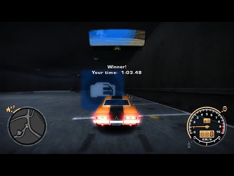 NFSMW Black Edition Challenge SPEEDRUN WORLD RECORD 1:03.48 / 47.00