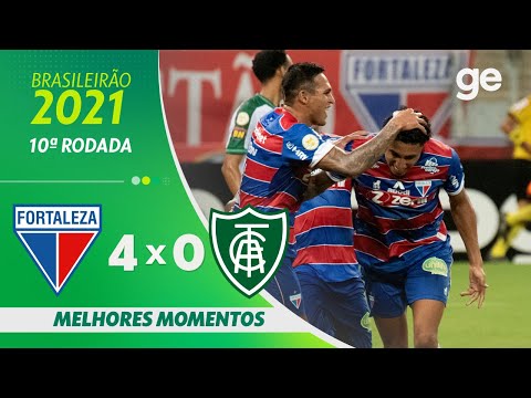 Gols e lances de Fortaleza x América-MG