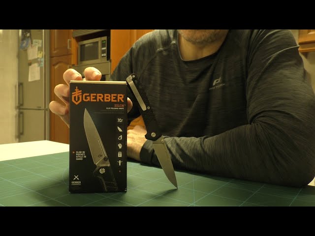 Vídeo relacionado con Gerber Navaja de bolsillo con clip para cinturón, Zilch, Longitud de la hoja: 7,9 cm, caucho/acero 7Cr17MoV, Rojo, 31-004069