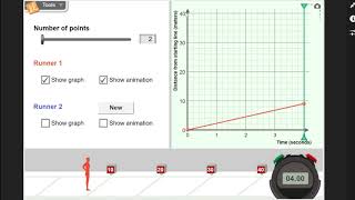 Instructions for Distance-Time Graphs - Metric Gizmo