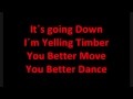 Timber full song and lyrics