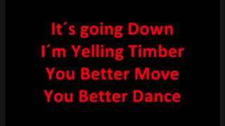 Timber full song and lyrics