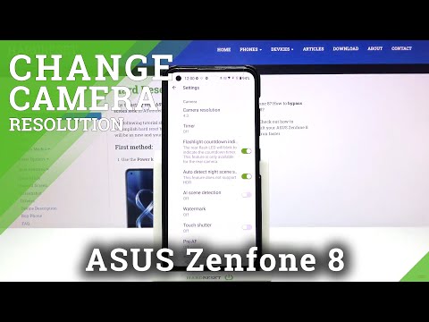How to Change Photo Resolution in ASUS Zenfone 8