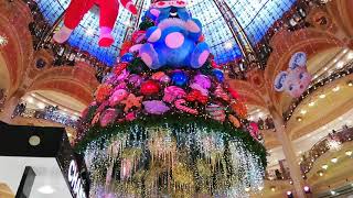 PARIS CHRISTMAS GALERIES LAFAYETTE 16/11/2021.   #paris #christmas