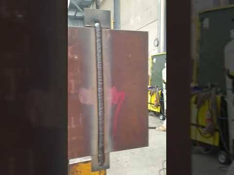 plate flux core test GMS  dnv test