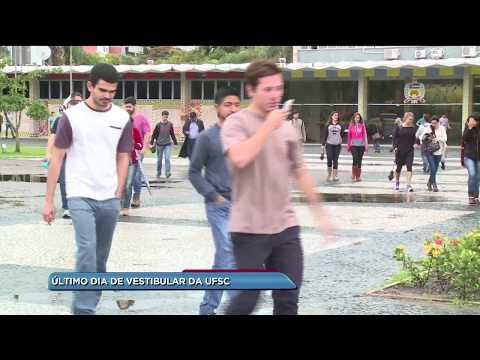 Último dia de vestibular da UFSC