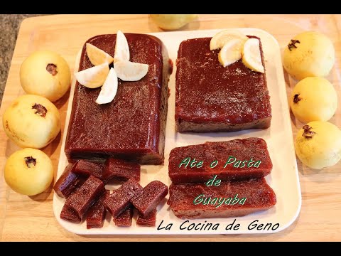 Como Hacer Ate Pasta o Dulce de Guayaba Sweet Guava Paste #dessert #pasta #dulce #guava #candy #ate
