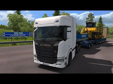 ETS 2 (v1.31) | Scania R730 | Dozer Crawl Malmӧ to Kariskrona (Sweden)