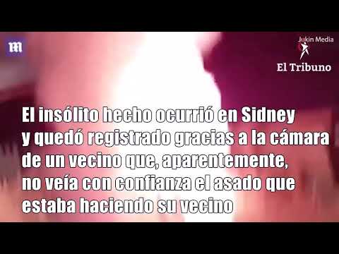 Quiso apurar el asado tirándole nafta a las brasas: se prendió fuego entero